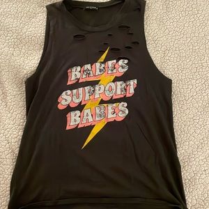 Babes Support Babes tank top